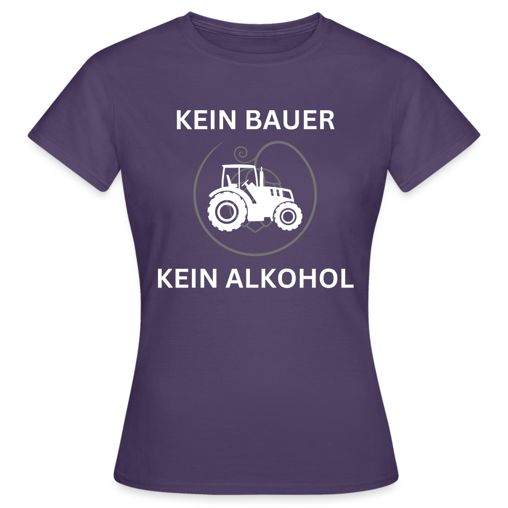 KEIN BAUER - Damen T-Shirt - Dunkellila