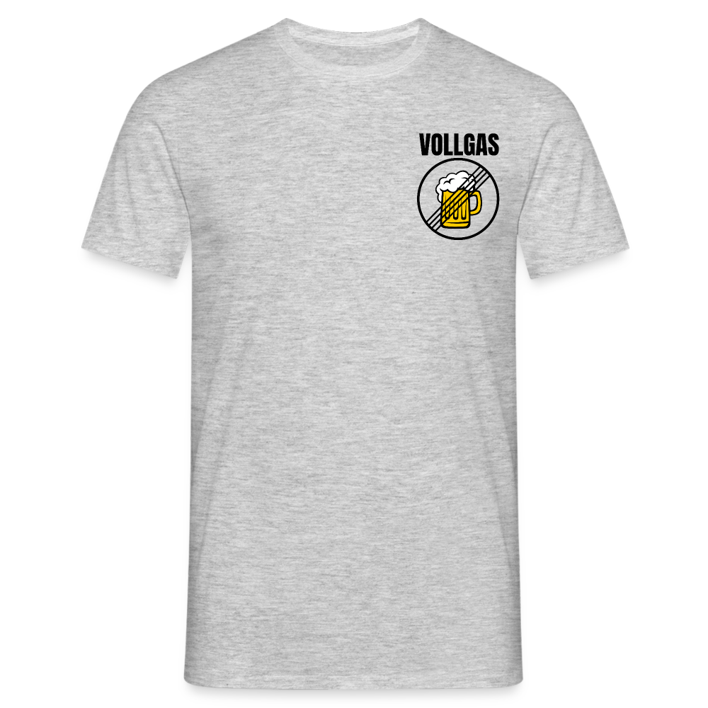 VOLLGAS - Herren T-Shirt - Grau meliert