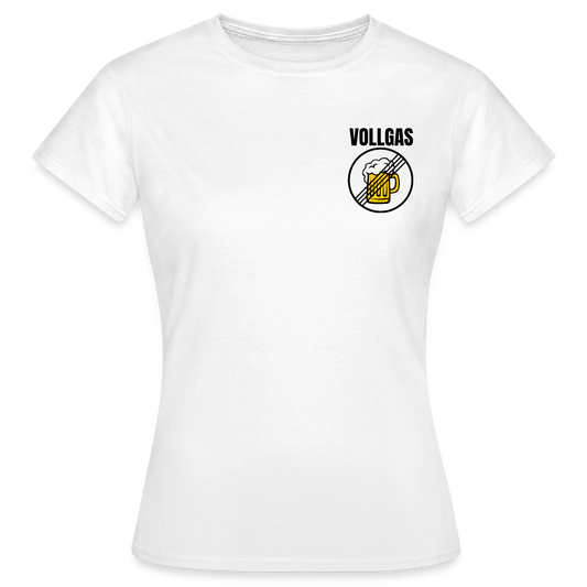 VOLLGAS - Damen T-Shirt - weiß