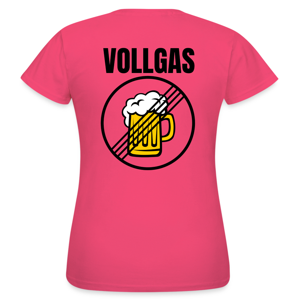 VOLLGAS - Damen T-Shirt (backprint) - Azalea