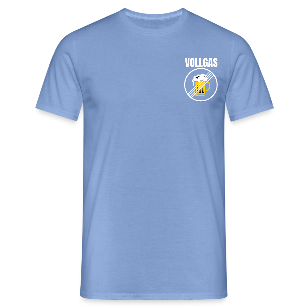 VOLLGAS - Herren T-Shirt - carolina blue