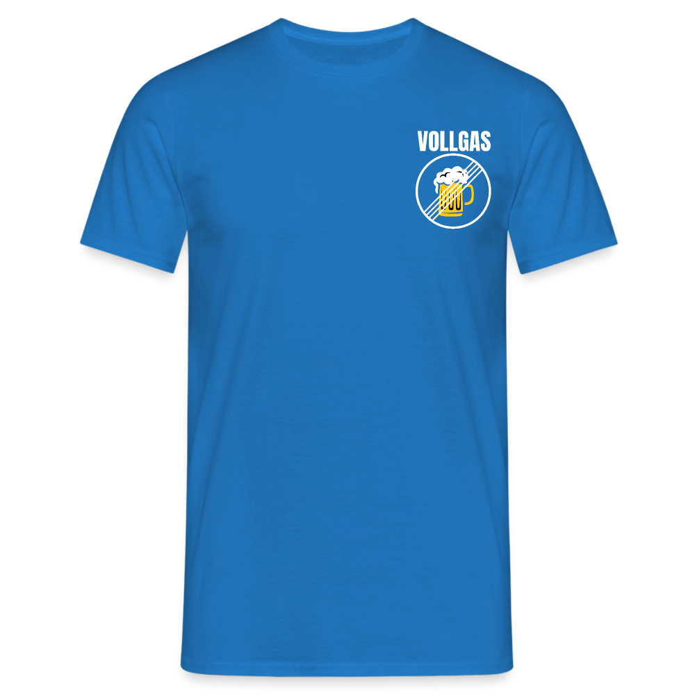 VOLLGAS - Herren T-Shirt - Royalblau