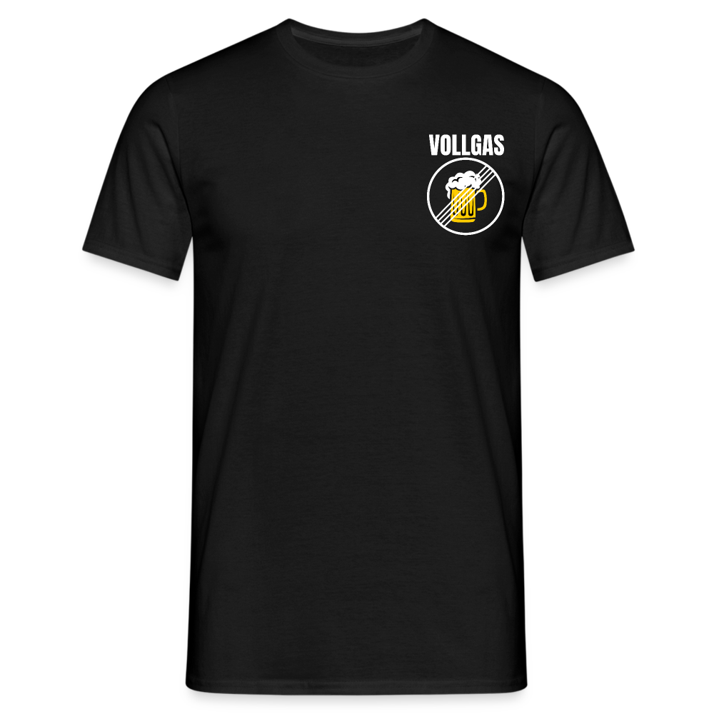 VOLLGAS - Herren T-Shirt - Schwarz