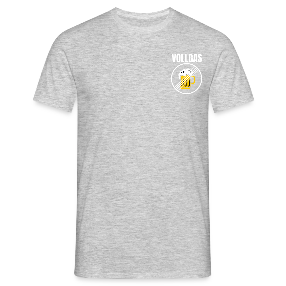 VOLLGAS - Herren T-Shirt - Grau meliert