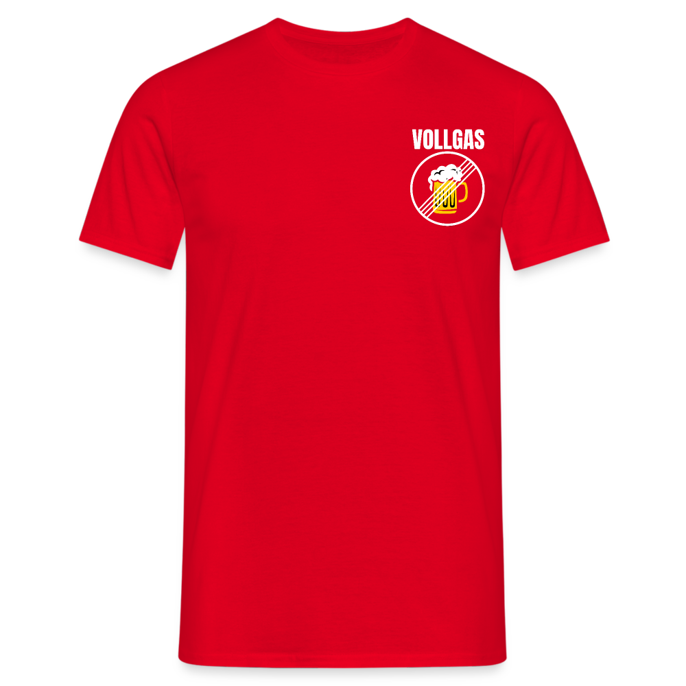 VOLLGAS - Herren T-Shirt - Rot