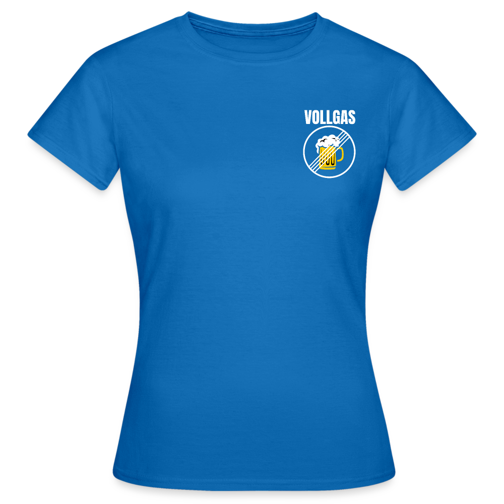 VOLLGAS - Damen T-Shirt - Royalblau