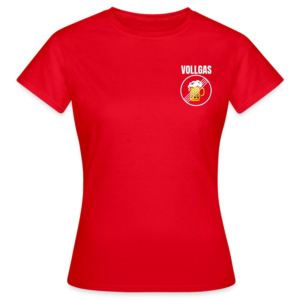 VOLLGAS - Damen T-Shirt - Rot