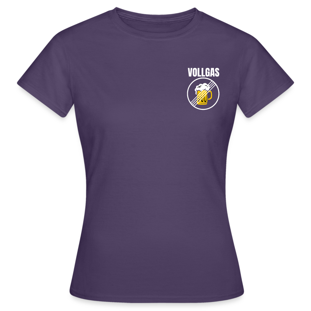 VOLLGAS - Damen T-Shirt - Dunkellila