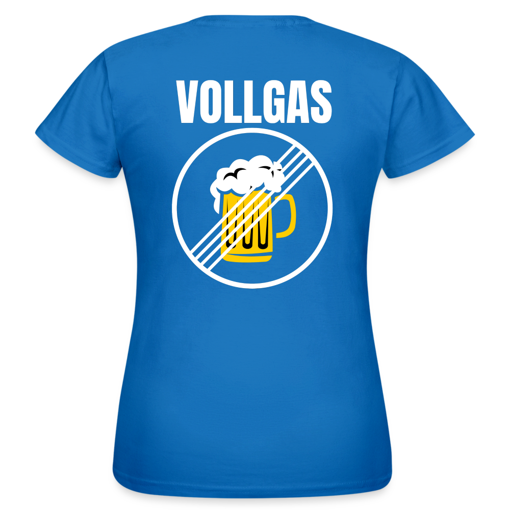 VOLLGAS - Damen T-Shirt - Royalblau