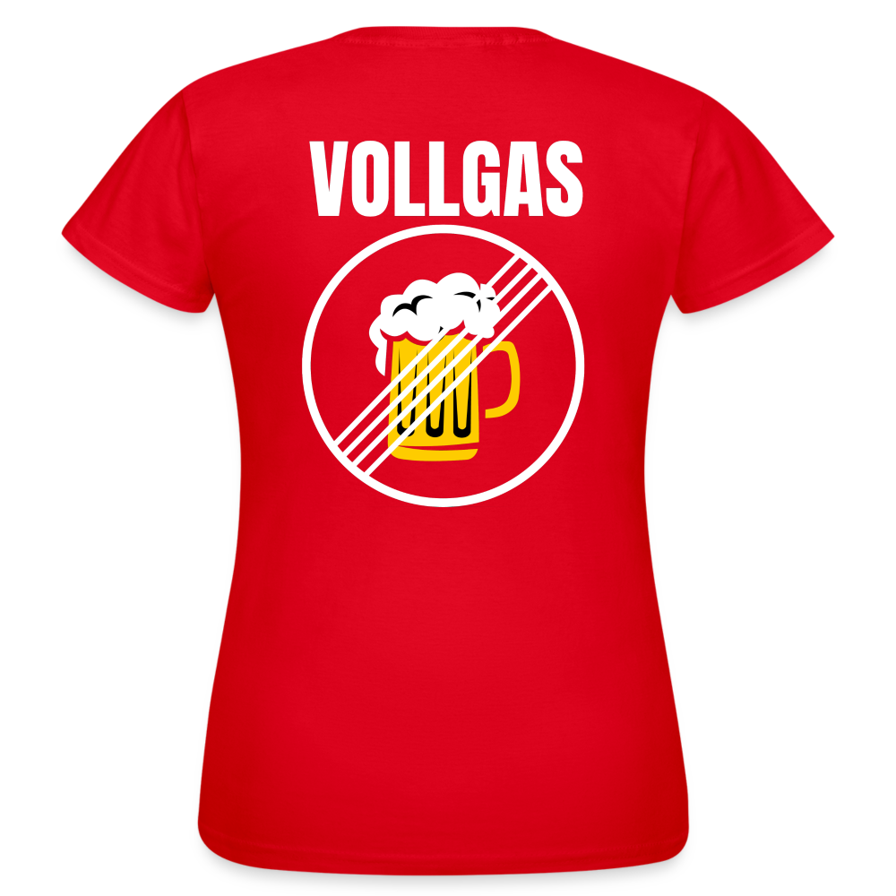 VOLLGAS - Damen T-Shirt - Rot