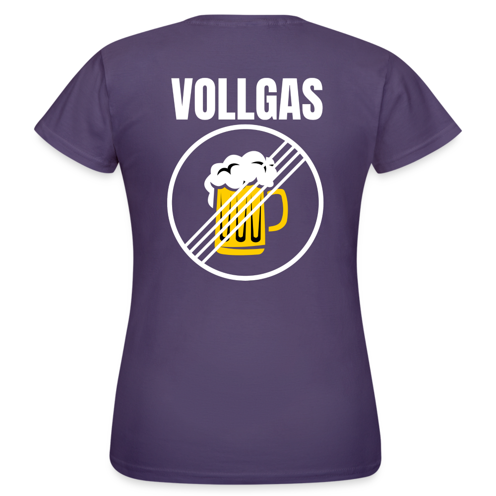 VOLLGAS - Damen T-Shirt - Dunkellila