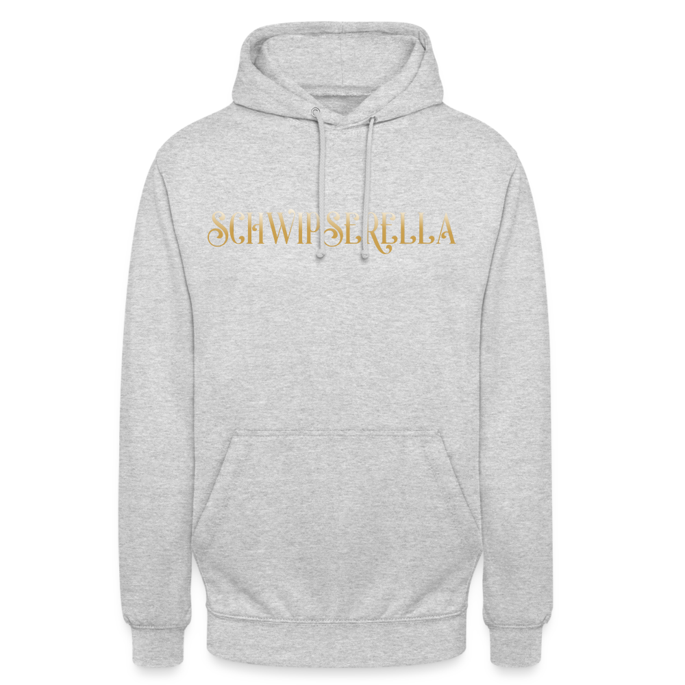 SCHWIPSERELLA - Unisex Hoodie - Hellgrau meliert