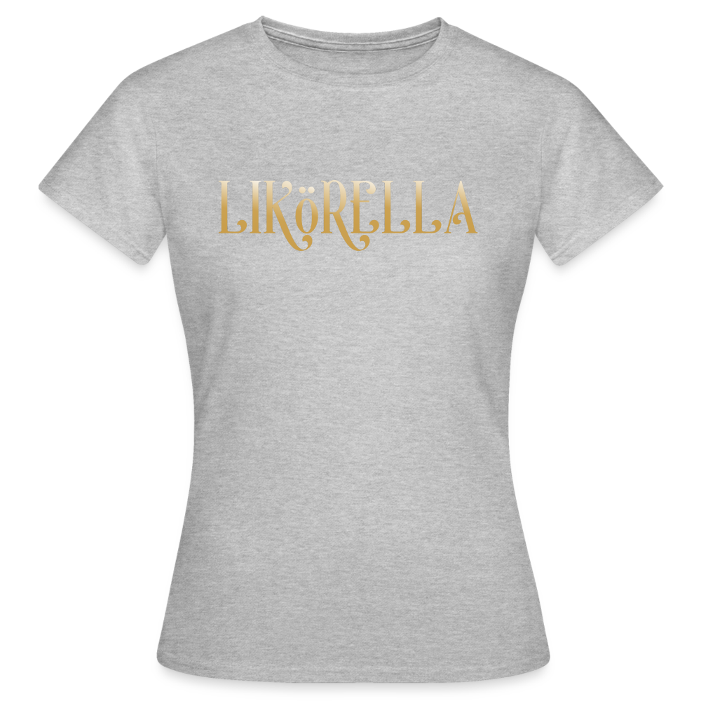 LIKÖRELLA - Damen T-Shirt - Grau meliert