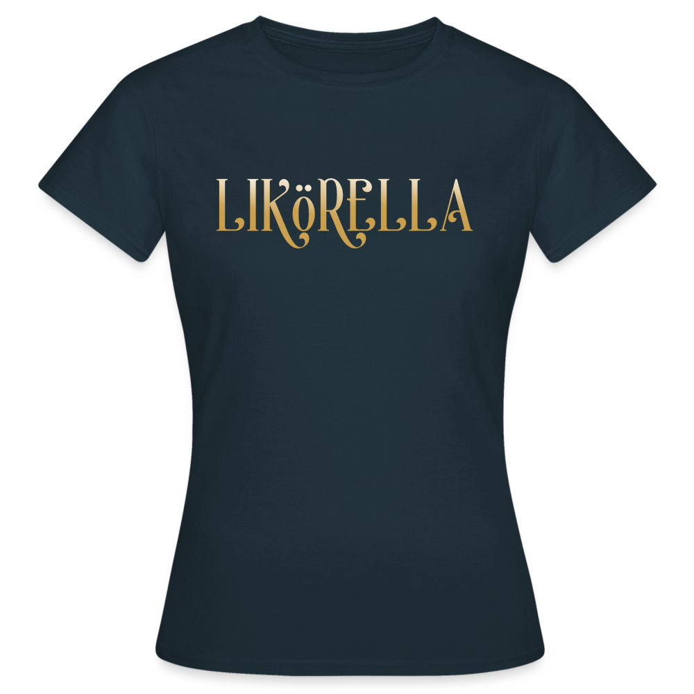 LIKÖRELLA - Damen T-Shirt - Navy