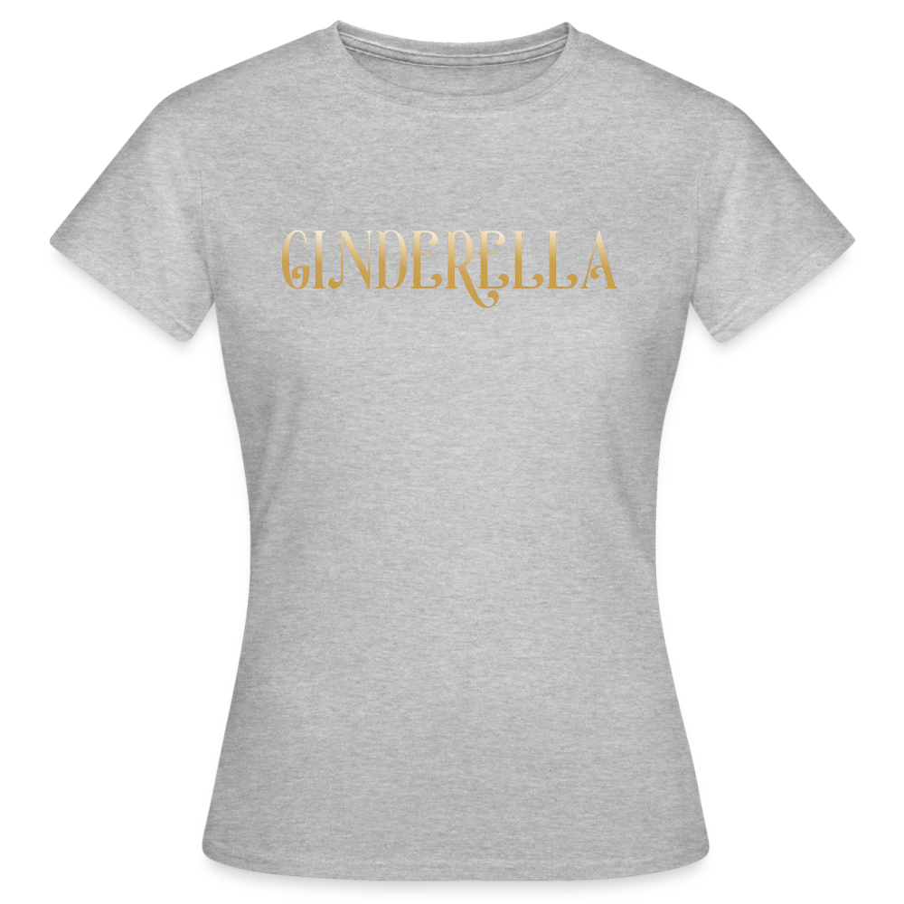 GINDERELLA - Damen T-Shirt - Grau meliert