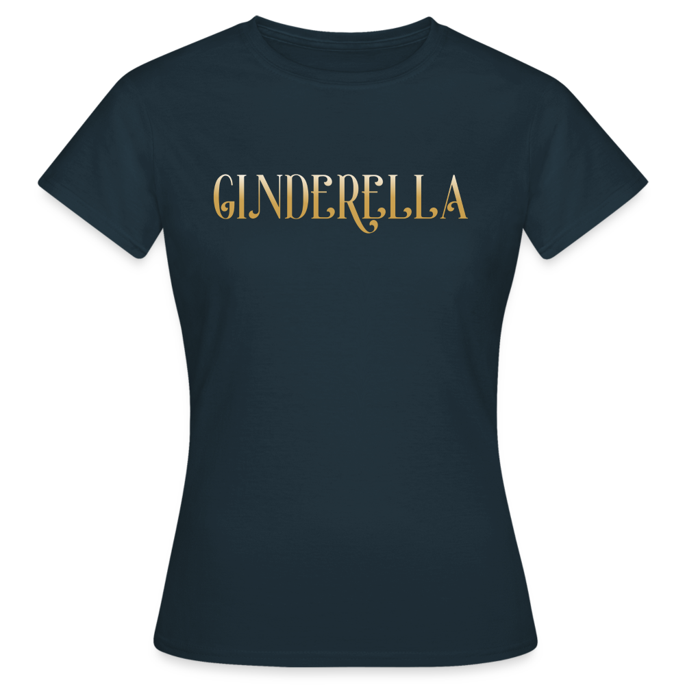 GINDERELLA - Damen T-Shirt - Navy