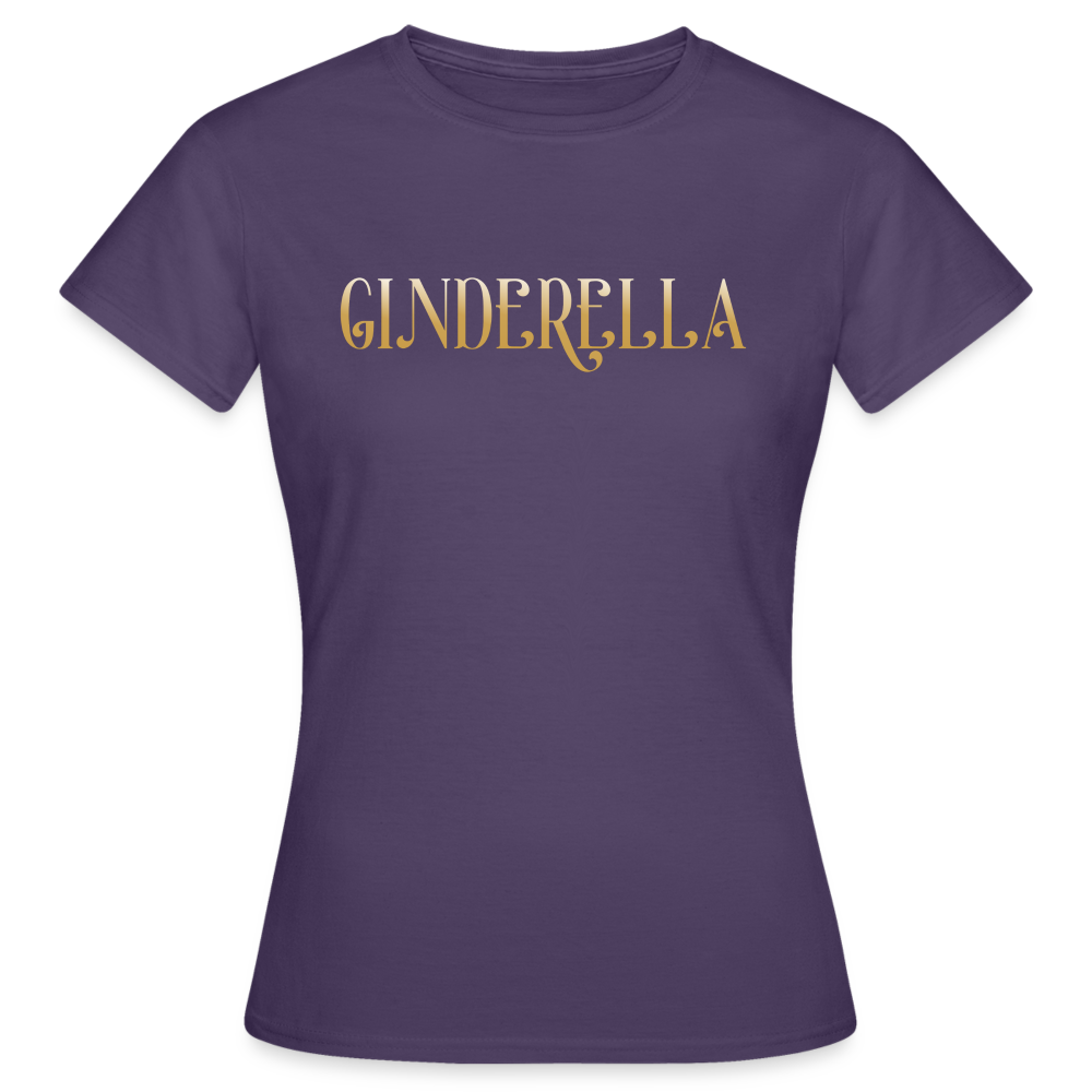 GINDERELLA - Damen T-Shirt - Dunkellila