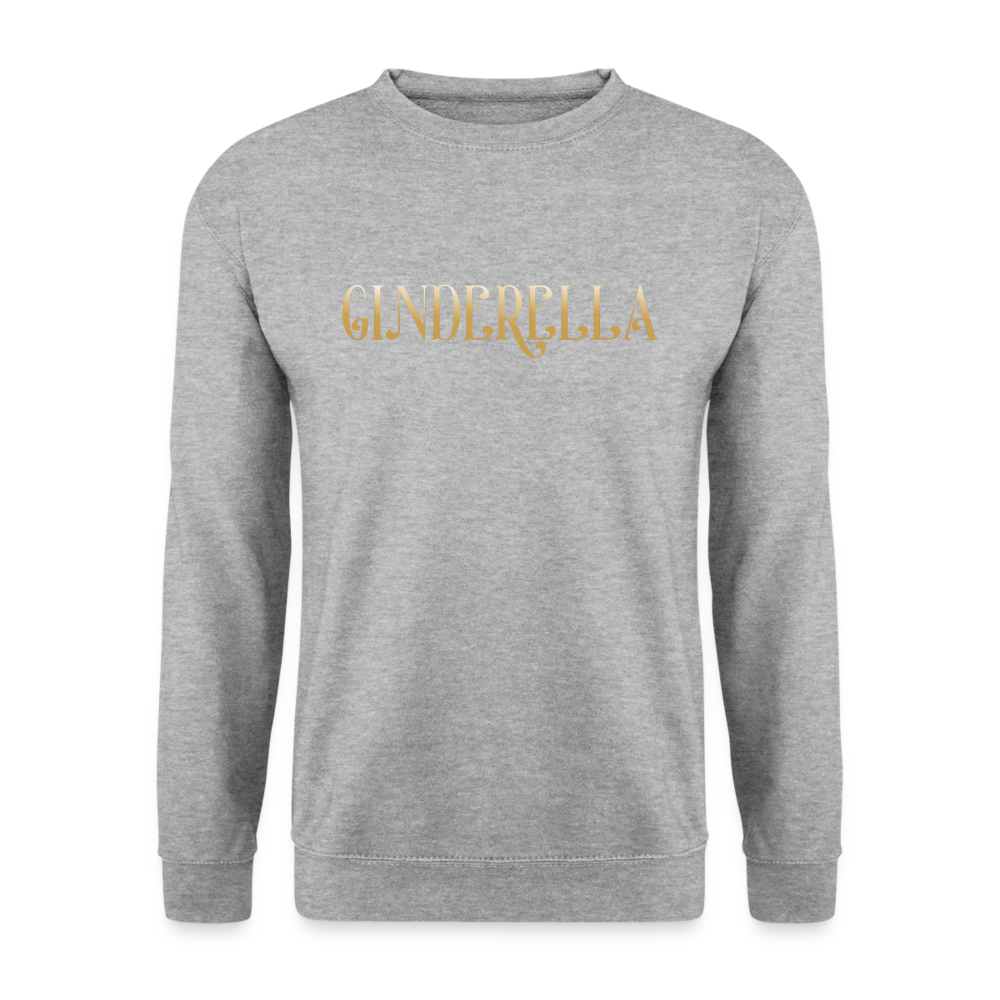 GINDERELLA - Unisex Pullover - Weißgrau meliert