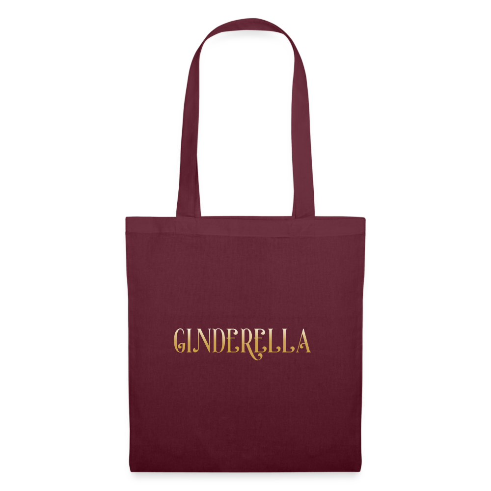 GINDERELLA - Jutebeutel - Burgunderrot