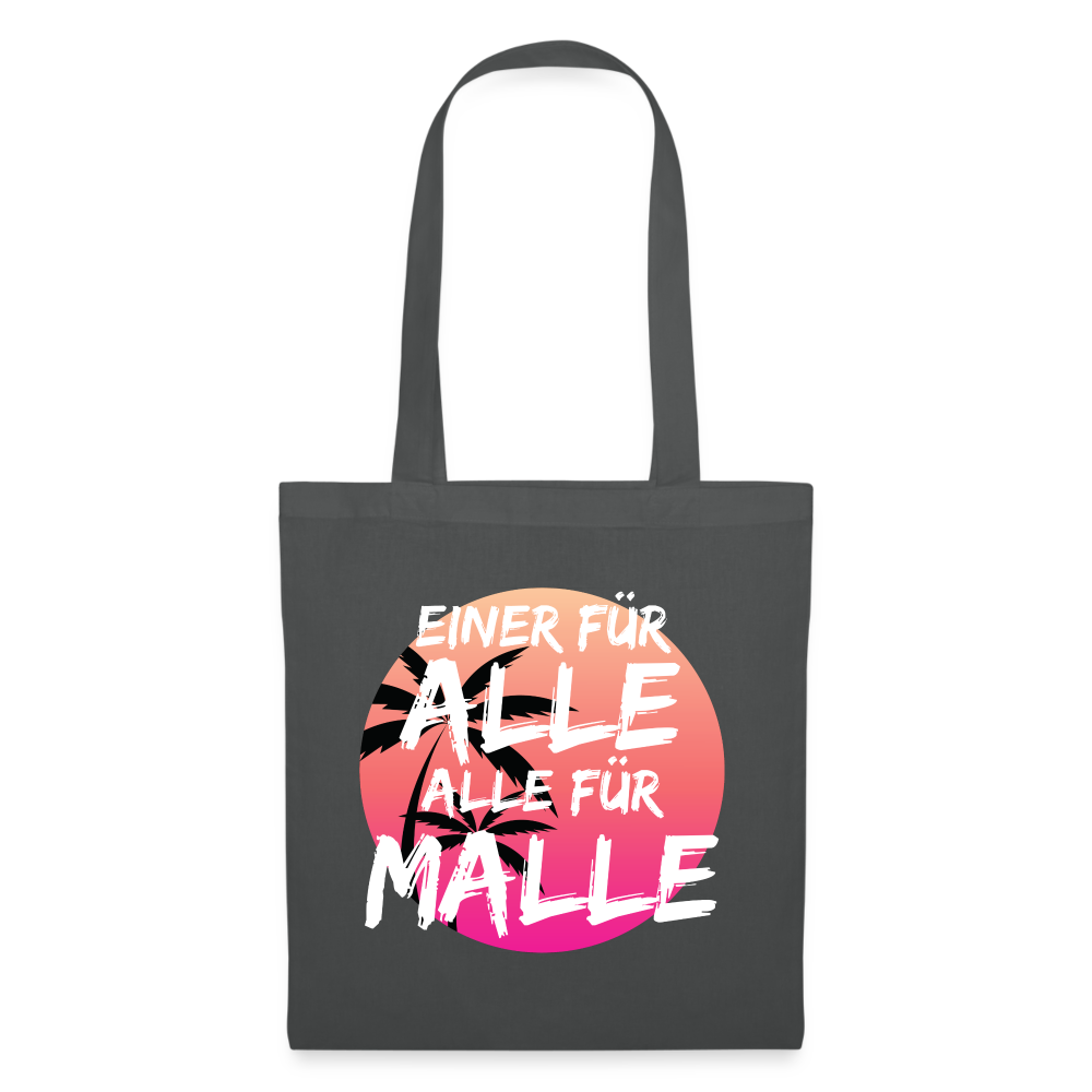 ALLE FÜR MALLE - Jutebeutel - Graphite