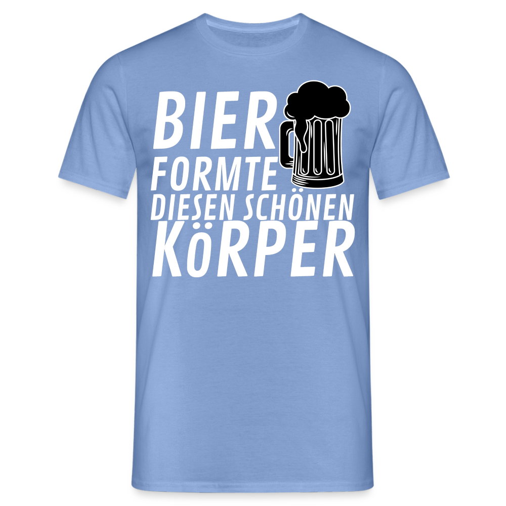 BIER FORMTE - Herren T-Shirt - carolina blue