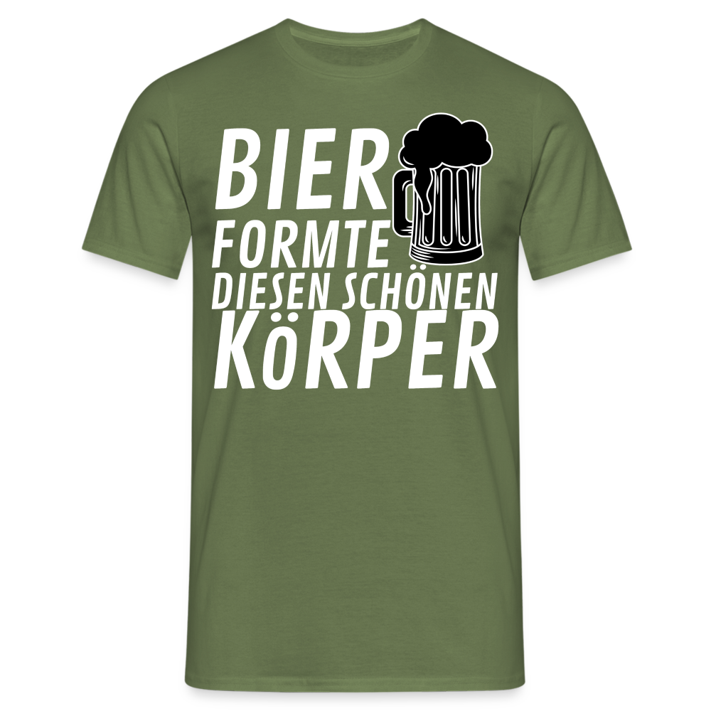 BIER FORMTE - Herren T-Shirt - Militärgrün