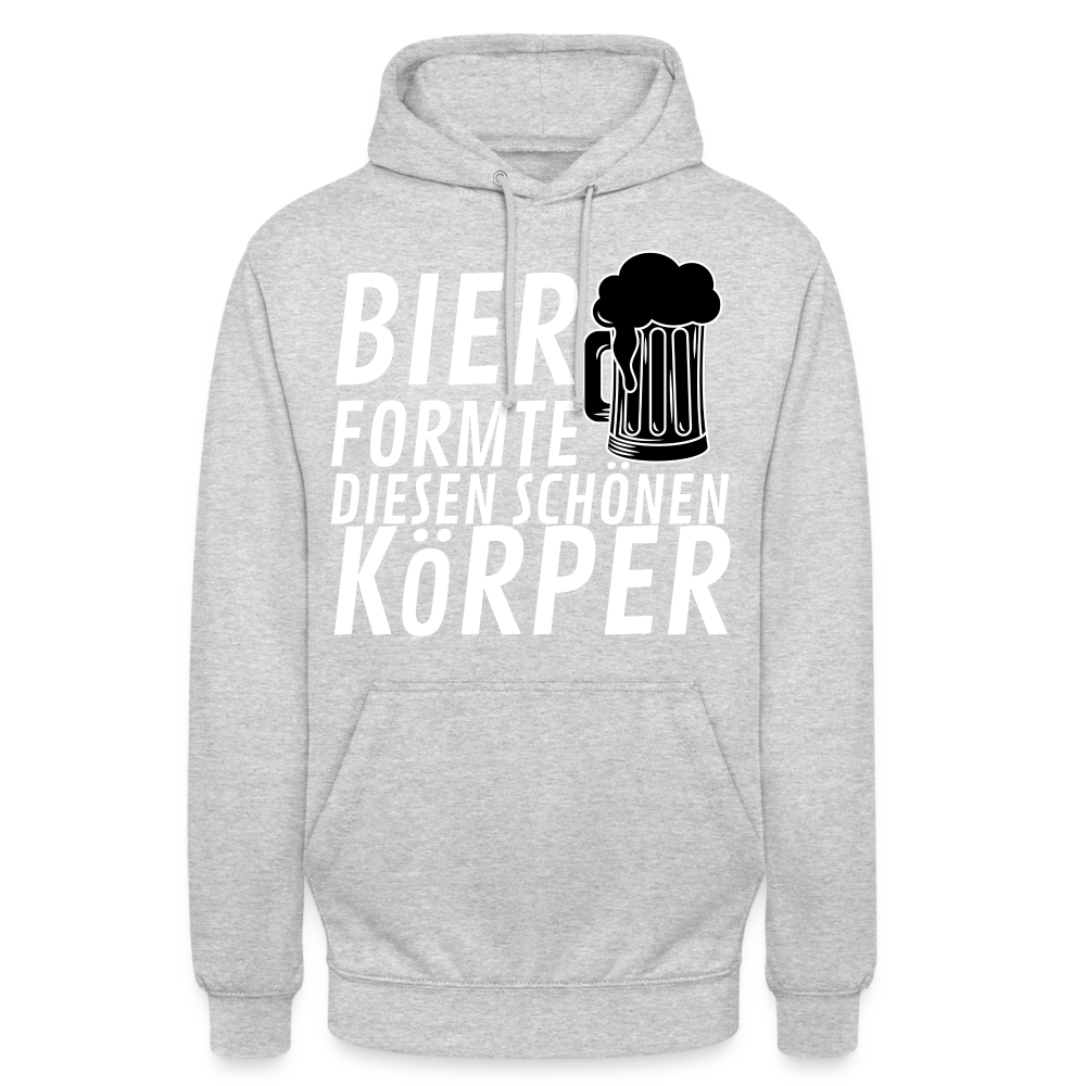 BIER FORMTE - Unisex Hoodie - Hellgrau meliert