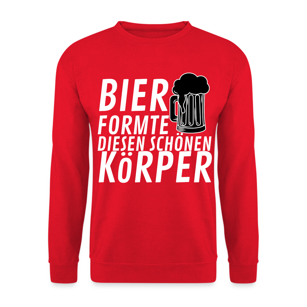 BIER FORMTE - Unisex Pullover - Rot