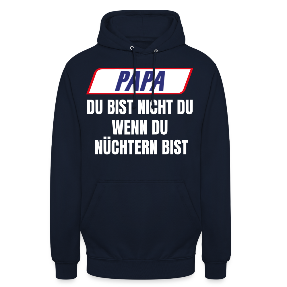 PAPA DU BIST NICHT DU - Unisex Hoodie - Navy