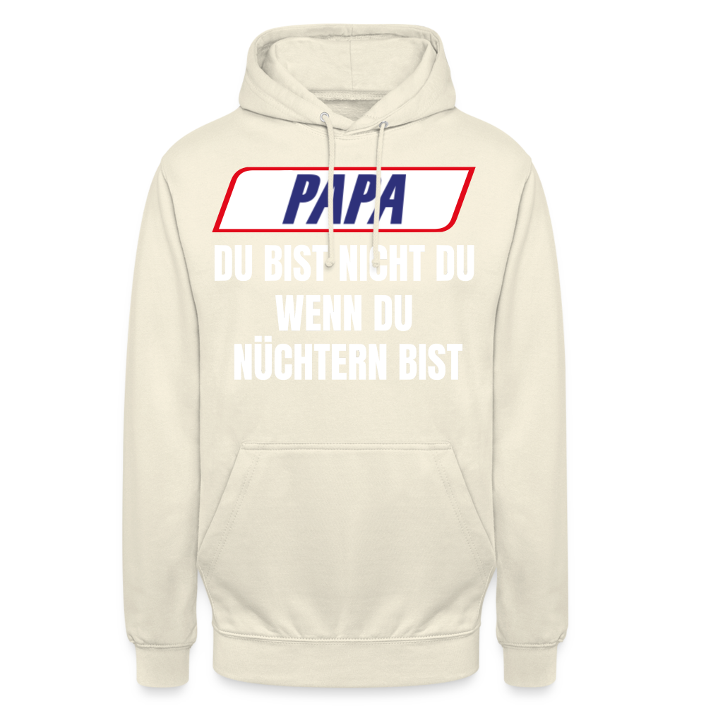 PAPA DU BIST NICHT DU - Unisex Hoodie - Vanille-Milchshake