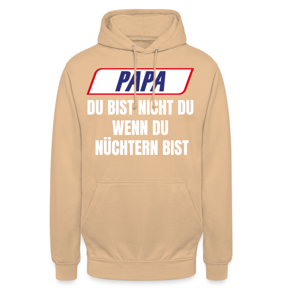 PAPA DU BIST NICHT DU - Unisex Hoodie - Beige