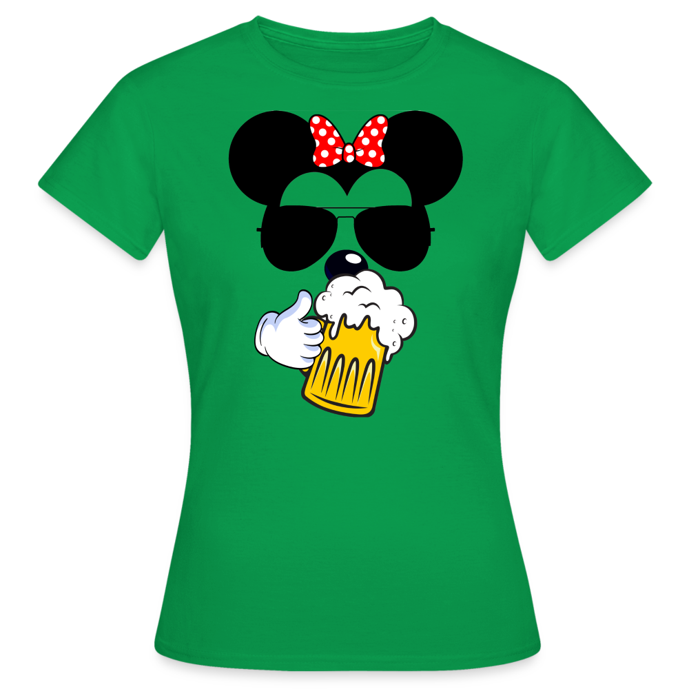 BIER MOUSE - Damen T-Shirt - Kelly Green