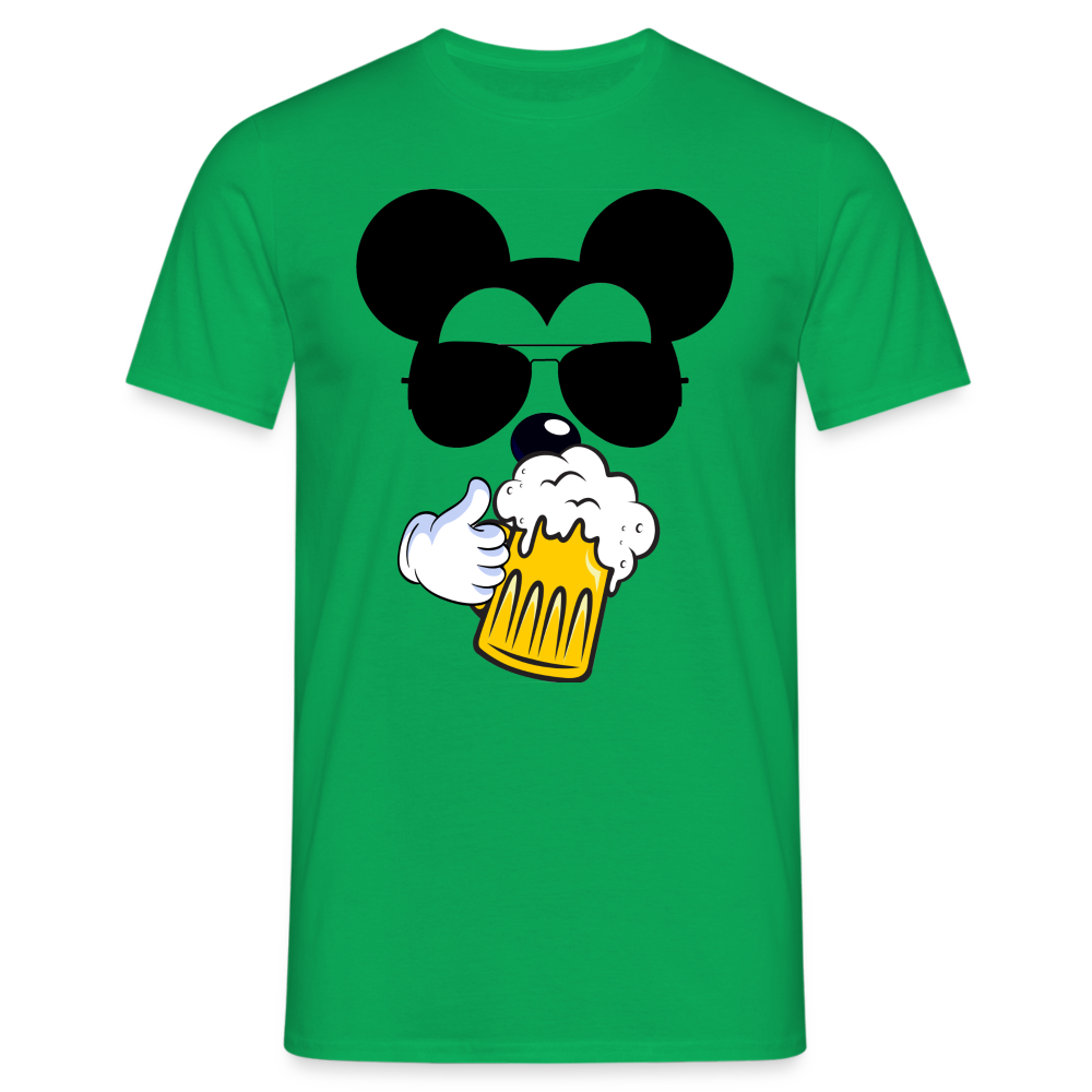 BIER MOUSE - Herren T-Shirt - Kelly Green