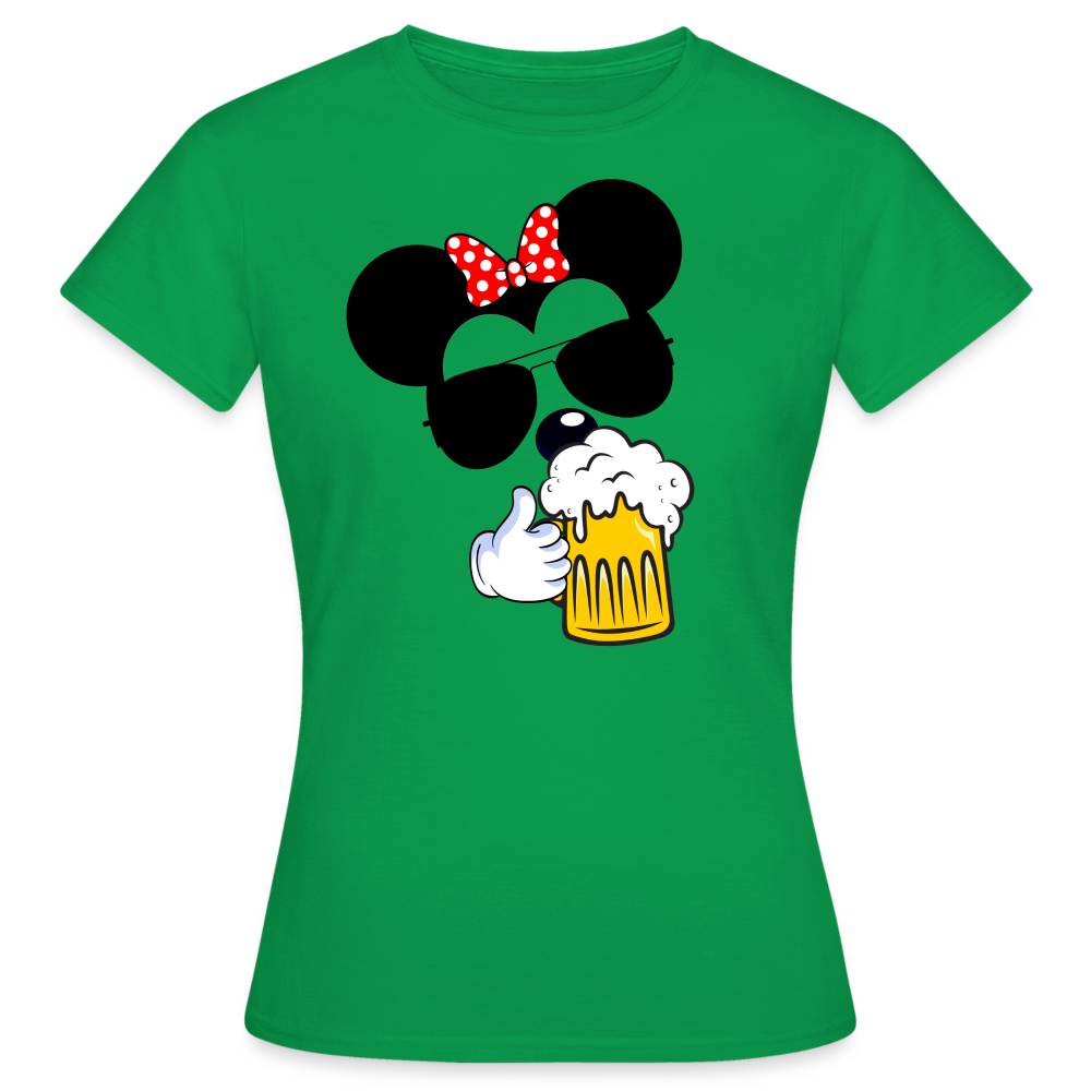 BIER MOUSE - Damen T-Shirt - Kelly Green