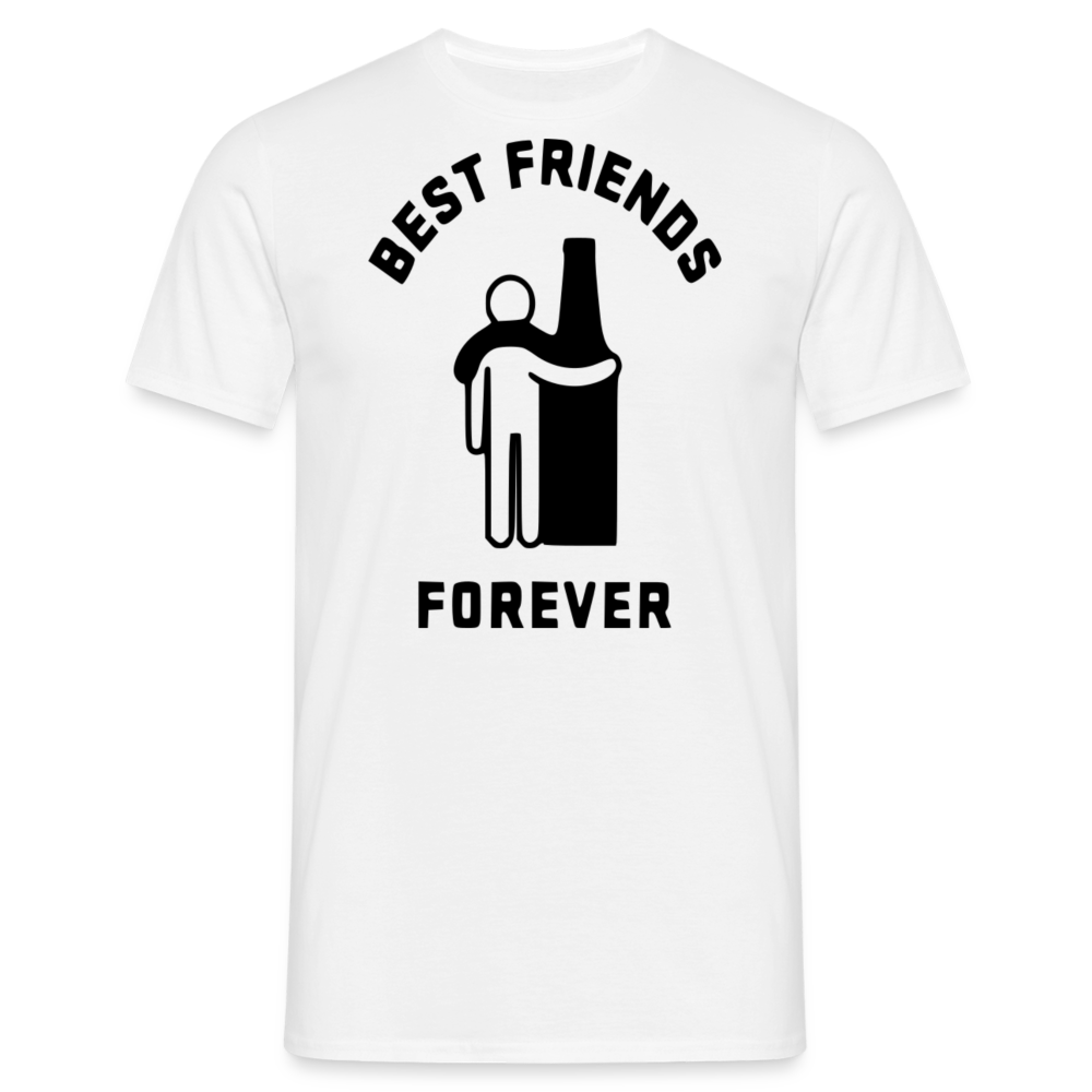 BEST FRIENDS FOREVER - Herren T-Shirt - weiß