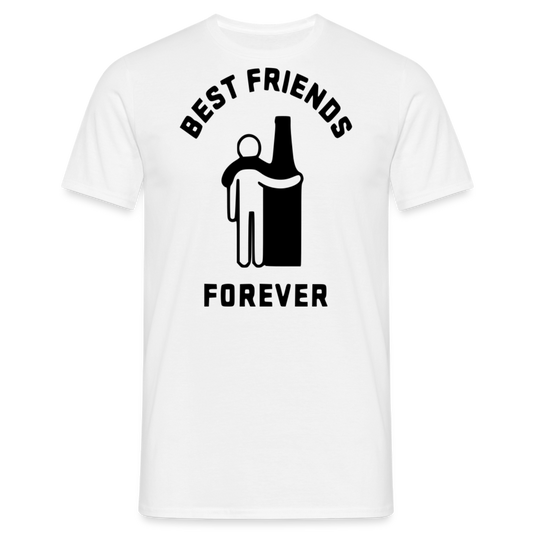 BEST FRIENDS FOREVER - Herren T-Shirt - weiß