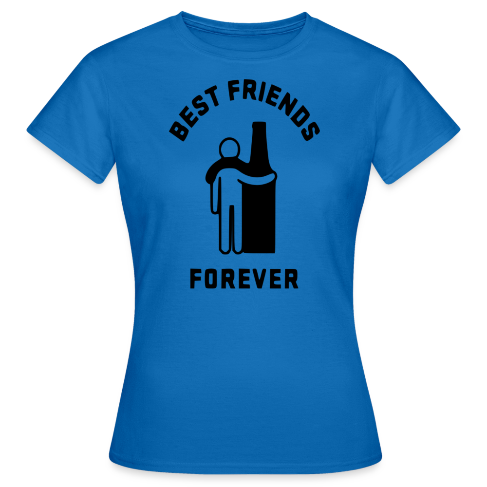 BEST FRIENDS FOREVER - Damen T-Shirt - Royalblau