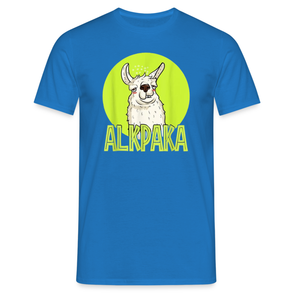 ALKPAKA - Herren T-Shirt - Royalblau