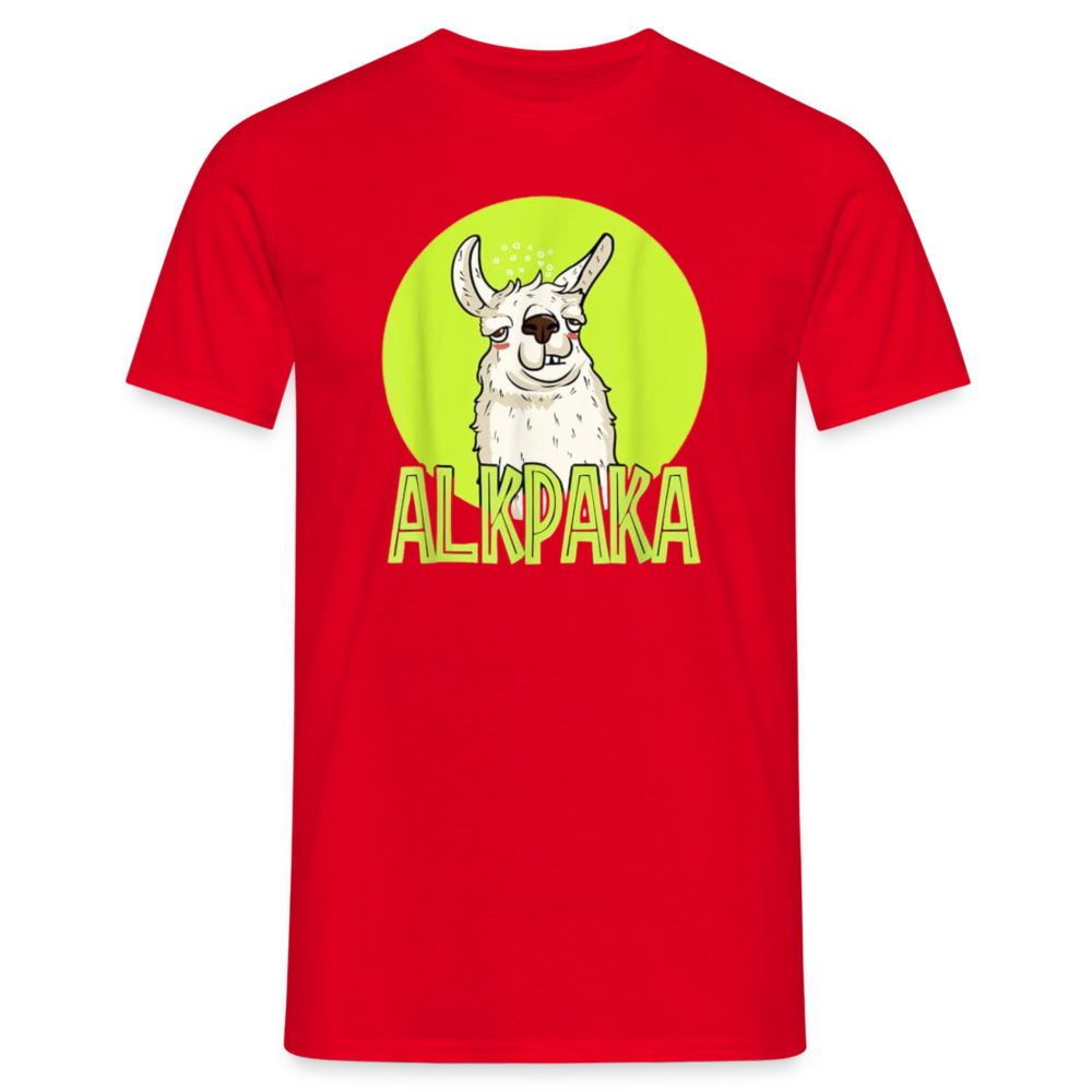 ALKPAKA - Herren T-Shirt - Rot