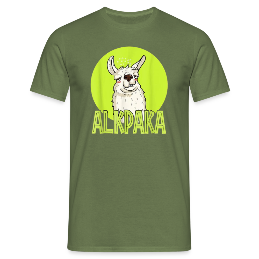 ALKPAKA - Herren T-Shirt - Militärgrün