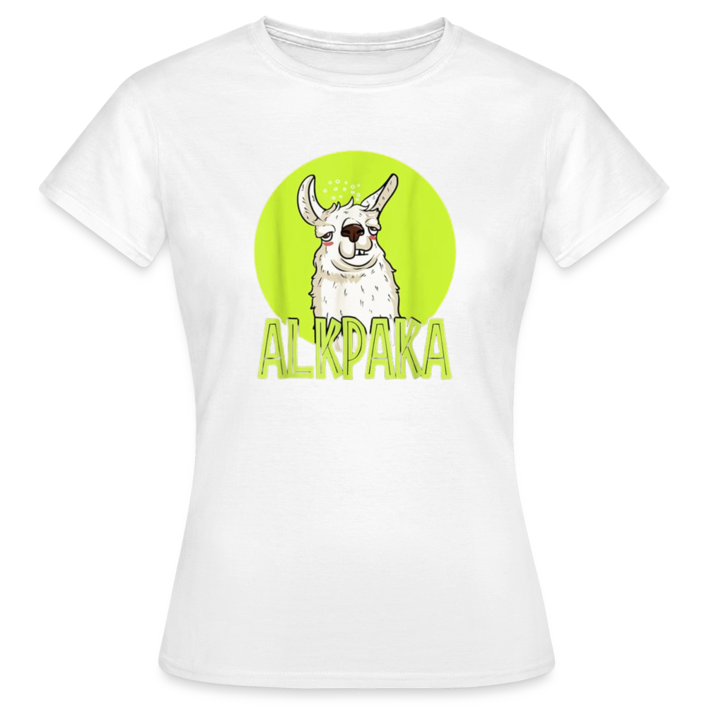ALKPAKA - Damen T-Shirt - weiß