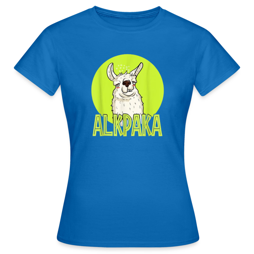 ALKPAKA - Damen T-Shirt - Royalblau