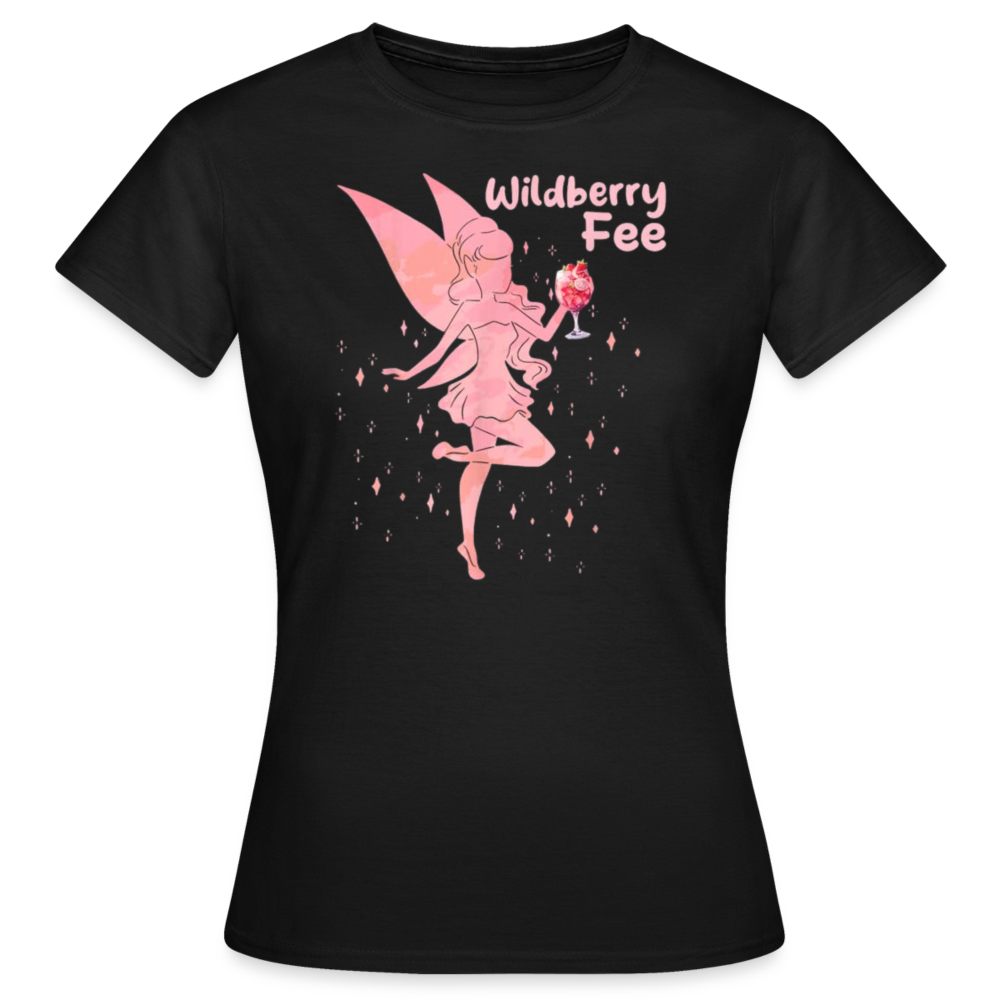 WILDBERRY FEE - Damen T-Shirt - Schwarz