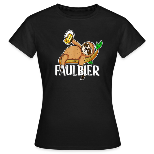 FAULBIER - Damen T-Shirt - Schwarz