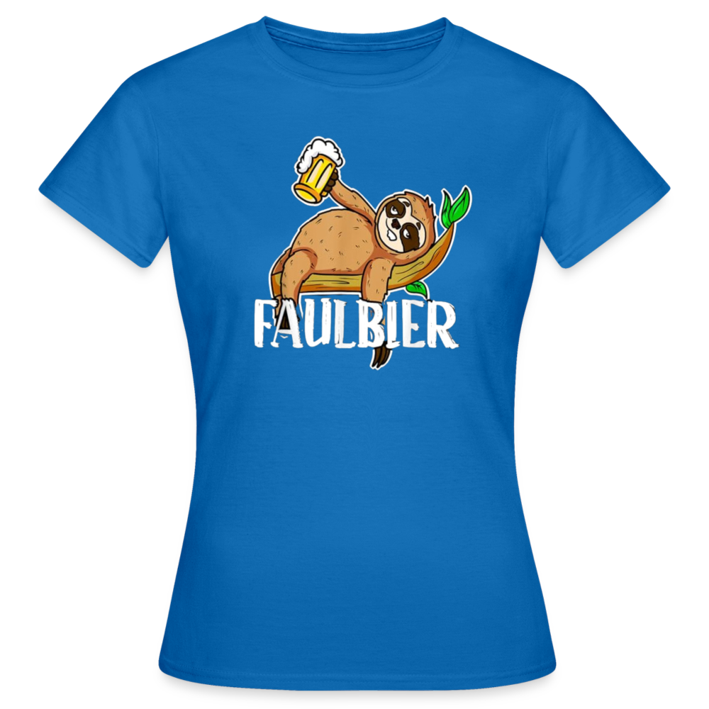 FAULBIER - Damen T-Shirt - Royalblau