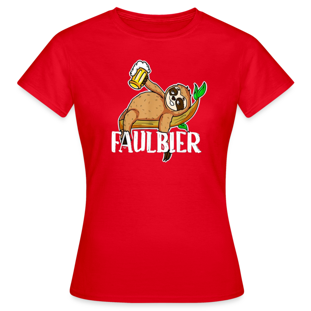 FAULBIER - Damen T-Shirt - Rot