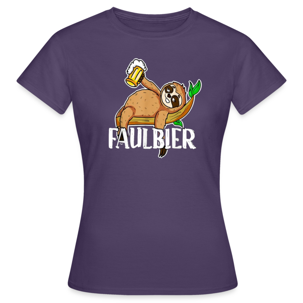 FAULBIER - Damen T-Shirt - Dunkellila