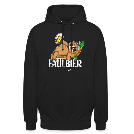 FAULBIER - Unisex Hoodie - Schwarz