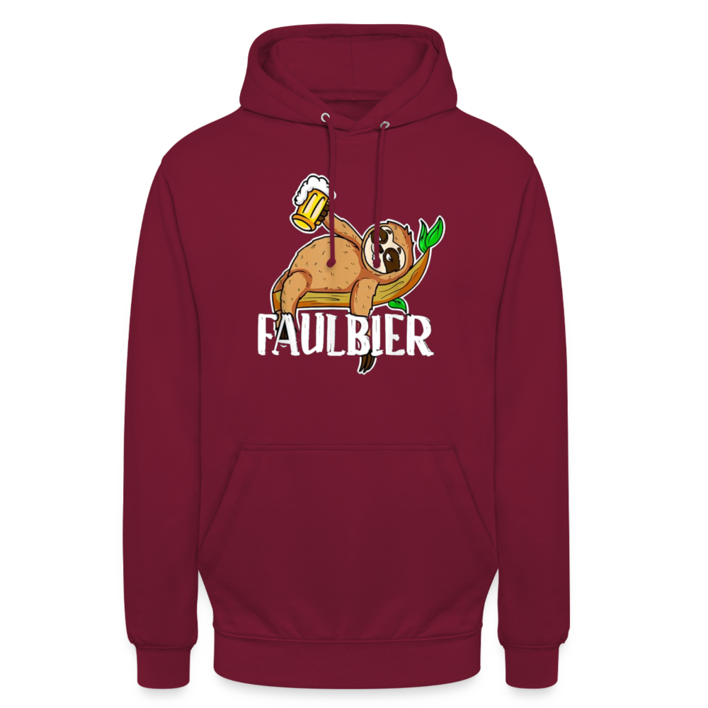 FAULBIER - Unisex Hoodie - Bordeaux