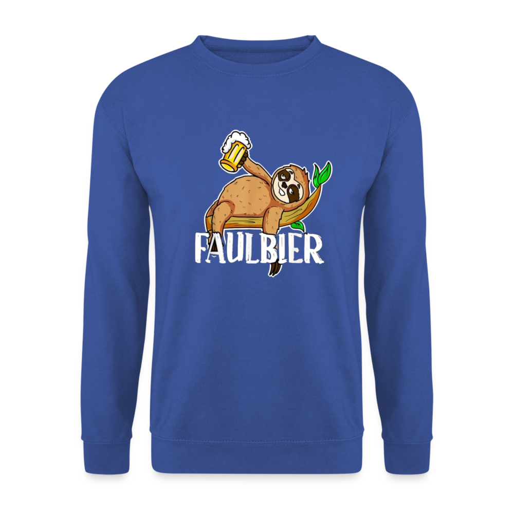 FAULBIER - Unisex Pullover - Royalblau